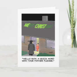 Weihnachtskarte: Weihnachtslicht Feiertagskarte