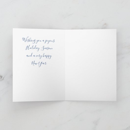 Weihnachtskarte "Weihnachtsritt" Feiertagskarte (Innenseite)