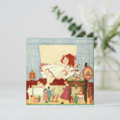 Weihnachtskarte | Weihnachtsspielzeug Feiertagskarte (Stehend Vorderseite)