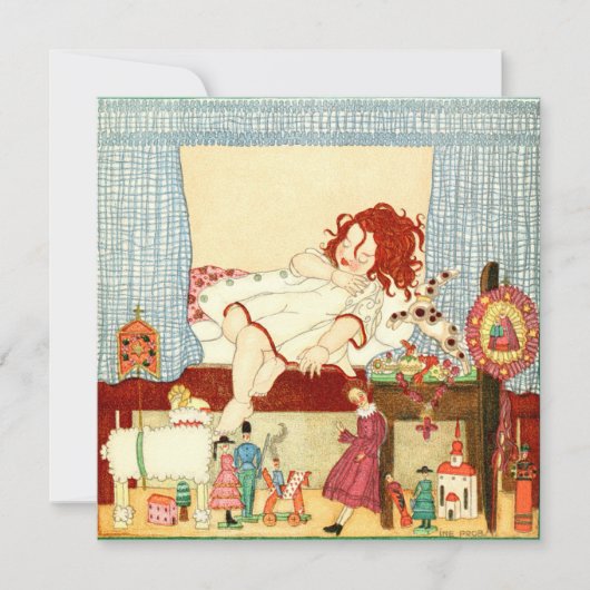 Weihnachtskarte | Weihnachtsspielzeug Feiertagskarte (Vorderseite)