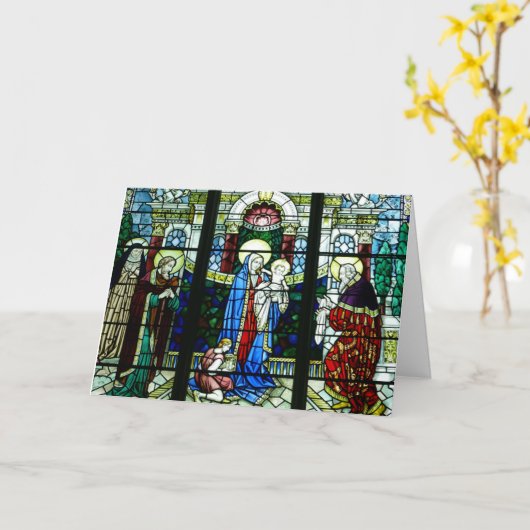 Weihnachtskarte Wesołych Świąt Karte (Gelbe Blume)