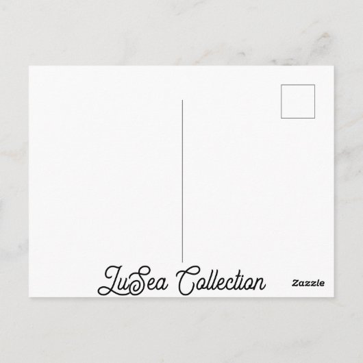 Weihnachtskarte Westie - Weihnachtskarte Postkarte (Rückseite)