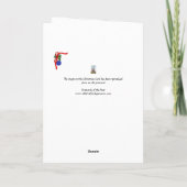 Weihnachtskarte - Wien, Österreich Karte (Rückseite)