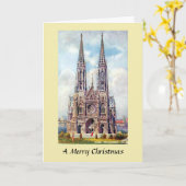 Weihnachtskarte - Wien, Österreich Karte (Gelbe Blume)