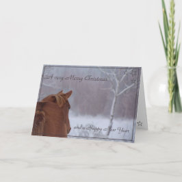 Weihnachtskarte "Winter Sorrel" Feiertagskarte