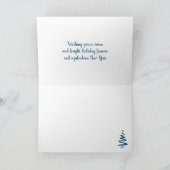 Weihnachtskarte "Wintermagie" Feiertagskarte (Innenseite)