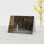 Weihnachtskarte "Wohnungen in Limbo" Karte (Gelbe Blume)