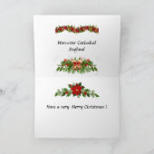 Weihnachtskarte - Worcester-Kathedrale Feiertagskarte (Innenseite)