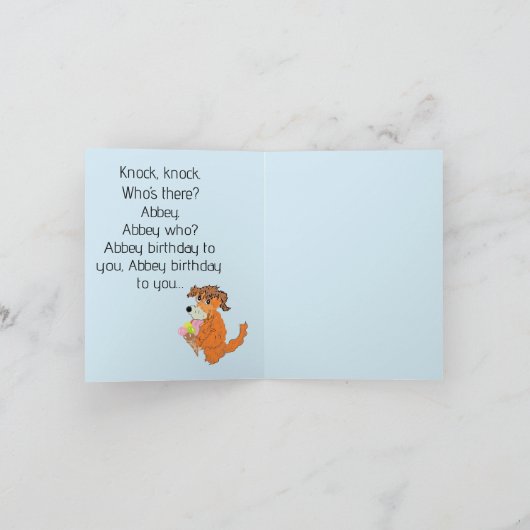 Weihnachtskarte : Yummy Karte (Innenseite)