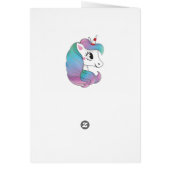 Weihnachtskarte zauberhafte Weihnachtsfeiertage (Hinten)