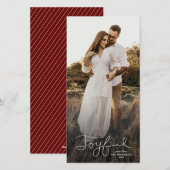 Weihnachtskarte zum Foto Feiertagskarte (Vorne/Hinten)