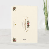 Weihnachtskarte zum Mitternachtwinter Feiertagskarte (Rückseite)