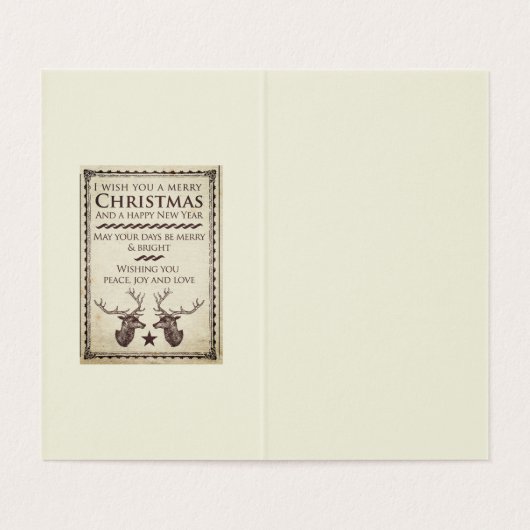 Weihnachtskarten (Innenseite Aufgefaltet)