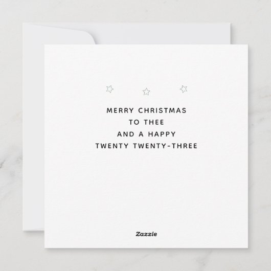 Weihnachtskarten 2022 feiertagskarte (Rückseite)