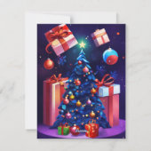 Weihnachtskarten 2024 feiertagskarte (Rückseite)