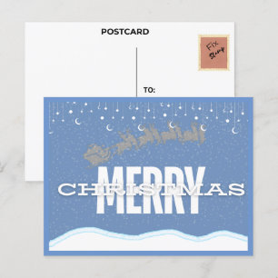 Weihnachtskarten 2024 von Kriyas Collection Ankündigungspostkarte