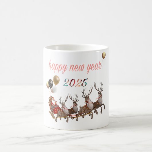 Weihnachtskarten 2025 kaffeetasse (Mittel)