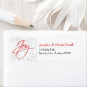 Weihnachtskarten-Adressenaufkleber (Insitu)