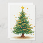 Weihnachtskarten Ankündigung (Vorne/Hinten)