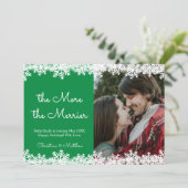 Weihnachtskarten Ankündigung (Stehend Vorderseite)