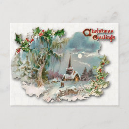 Weihnachtskarten Ankündigungspostkarte