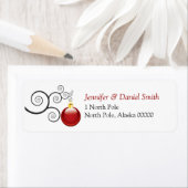 Weihnachtskarten-Aufkleber für Feiertage (Insitu)