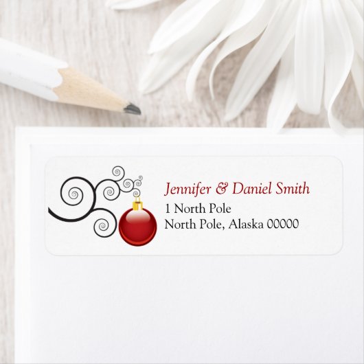 Weihnachtskarten-Aufkleber für Feiertage (Insitu)