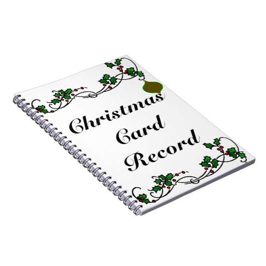 Weihnachtskarten-Aufzeichnung Notizblock (Rechte Seite)