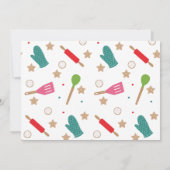Weihnachtskarten 'Baking Spirits Bright' Einladung (Rückseite)