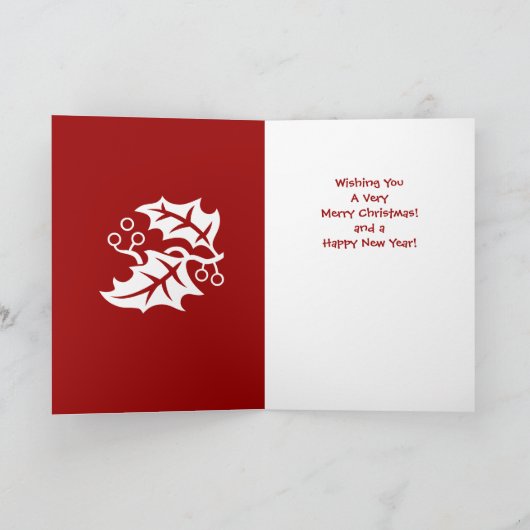 Weihnachtskarten-Bilderrahmen Feiertagskarte (Innenseite)