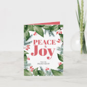 Weihnachtskarten Botanicals Feiertagskarte (Vorderseite)