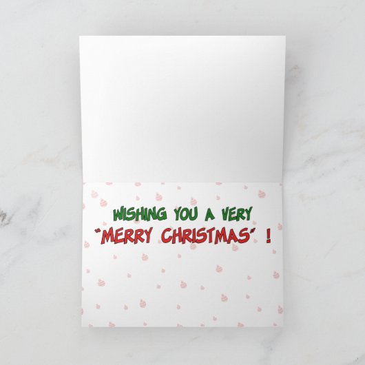 Weihnachtskarten: Chancen Feiertagskarte (Innenseite)