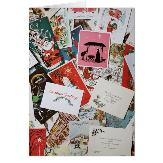 Weihnachtskarten-Collage (Vorne)