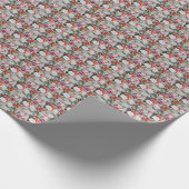 Weihnachtskarten-Collage Geschenkpapier (Ecke)
