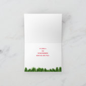 Weihnachtskarten Dankeskarte (Innenseite)