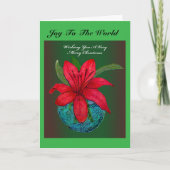 Weihnachtskarten Dankeskarte (Vorderseite)