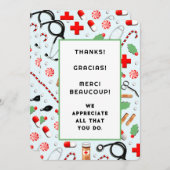 Weihnachtskarten Dankeskarte (Vorne/Hinten)