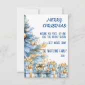 Weihnachtskarten Dankeskarte (Vorderseite)