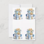 Weihnachtskarten Dankeskarte (Rückseite)