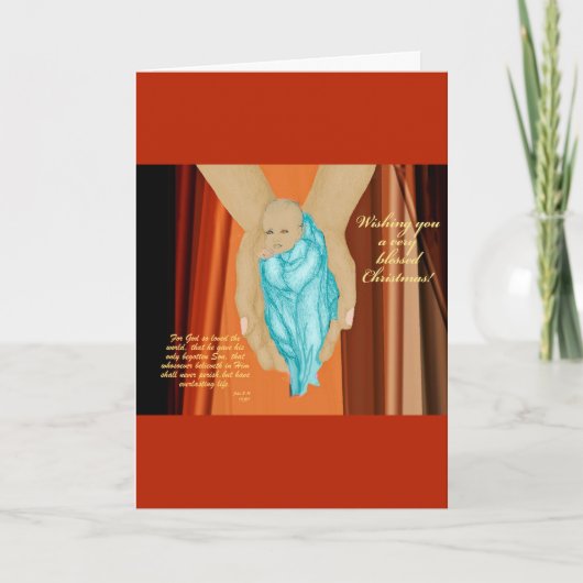 Weihnachtskarten Dankeskarte (Vorderseite)