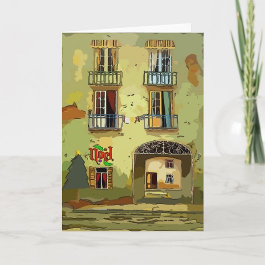 Weihnachtskarten der Altstadt Feiertagskarte (Vorderseite)