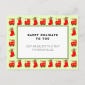 Weihnachtskarten der Freiwilligen Feiertagspostkarte (Rückseite)