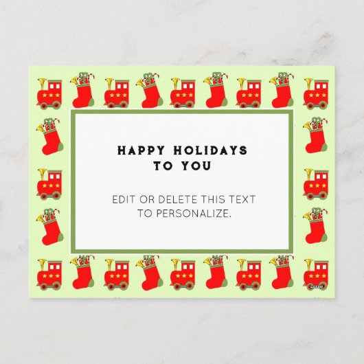 Weihnachtskarten der Freiwilligen Feiertagspostkarte (Rückseite)