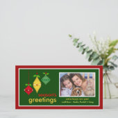 Weihnachtskarten der Hochsaison Feiertagskarte (Stehend Vorderseite)