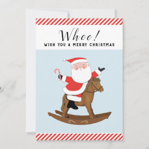 Weihnachtskarten der Reittiere Feiertagskarte