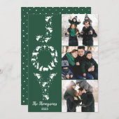 Weihnachtskarten der Weihnachtskrippen, Freude Chr Feiertagskarte (Vorne/Hinten)