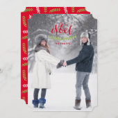 Weihnachtskarten des klassischen Weihnachtens Feiertagskarte (Vorne/Hinten)