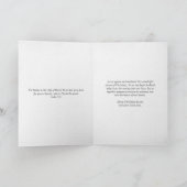 Weihnachtskarten | Die Geburt Christi Feiertagskarte (Innenseite)