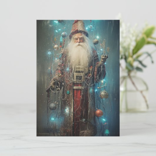 Weihnachtskarten - druckbare Weihnachtskarten Feiertagskarte (Stehend Vorderseite)