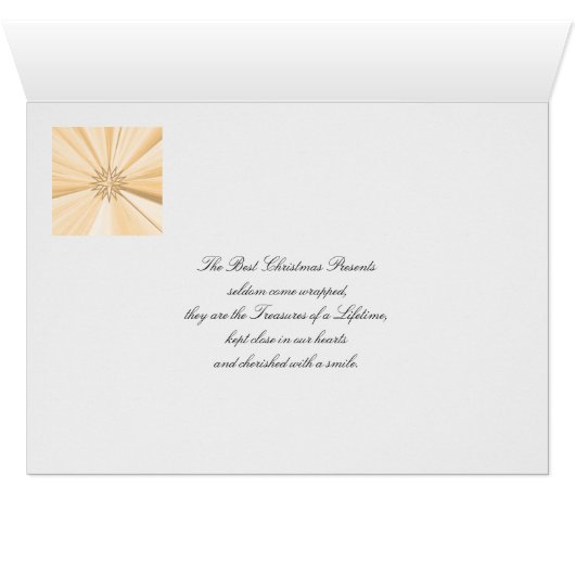 Weihnachtskarten durch Janz Stern (Innenansicht Horizontal (Unten))